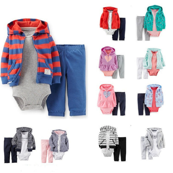 Winter Clothes Bodysuit Cotton Clothing Sets